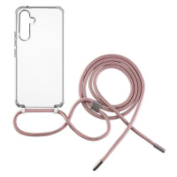 FIXED Pure Neck kryt s růžovou šňůrkou na krk pro Samsung Galaxy A54 5G