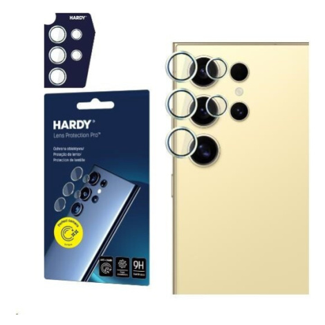 3mk Hardy Lens Protection Pro skla na fotoaparát Samsung Galaxy S24 Ultra žlutá