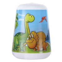 LED dětská svítidlo se svítilnou Dino, 3× AAA