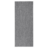 NORTHRUGS - Hanse Home koberce Běhoun Twin-Wendeteppiche 103097 grey cream – na ven i na doma - 