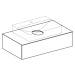 Geberit VariForm - Umyvadlová skříňka, 900x510x235 mm, 1 zásuvka a zápachová uzávěrka, lávová 50