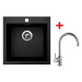 Sinks Viva 455 Granblack + Vitalia