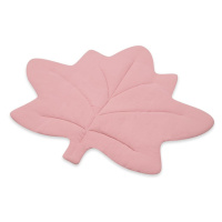 NEW BABY - Mušelínová hrací deka Maple Leaf pink