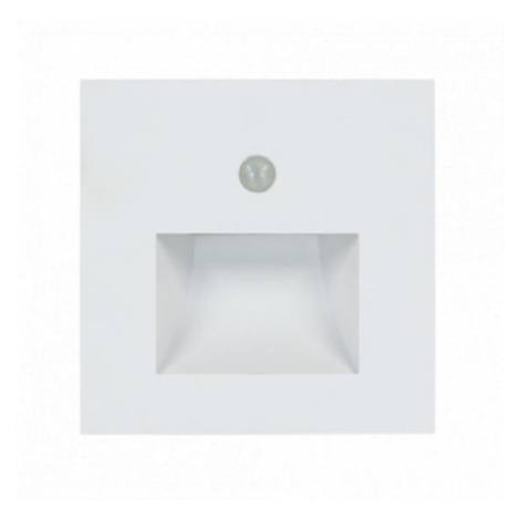 Luxera LED Schodišťové svítidlo s PIR senzorem Emithor bílé + montážní box