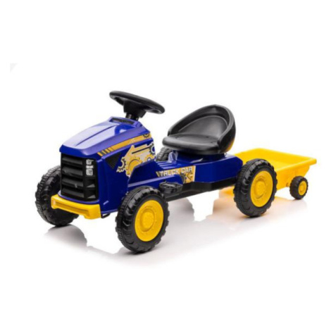 Modré dětské šlapací traktory