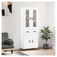 vidaXL Skříň highboard bílá 69,5 x 34 x 180 cm kompozitní dřevo