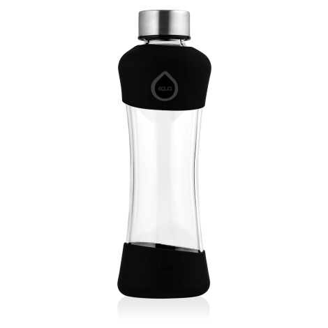 EQUA Active Black 550 ml ekologická skleněná lahev na pití