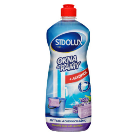 Lakma Sidolux čistič na okna a rámy s levandulí, 1 l