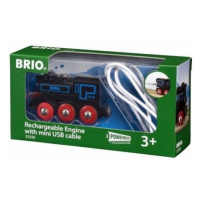Brio 33599 Elektrická okomotiva nabíjecí přes mini USB kabel