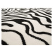 Alfa Carpets  Kusový koberec Zebra black/white - 120x170 cm