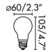FARO LED žárovka STANDARD filament E27 4W 2700K