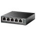 TP-Link Easy Smart switch TL-SG105MPE (5xGbE, 4xPoE+, 120W, fanless)