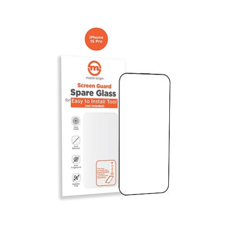 Mobile Origin Orange Screen Guard Spare Glass iPhone 15 Pro