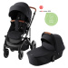 BRITAX RÖMER Set kočárek Smile 5Z + hluboká korba Galaxy Black Diamond collection