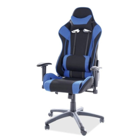 Herní židle VAPIR modrá/černá