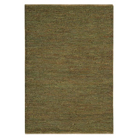 Tmavě zelený ručně tkaný jutový koberec 200x300 cm Soumak – Asiatic Carpets