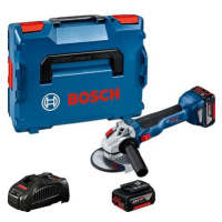 BOSCH Aku bruska GWS 18V-10 Professional 2x5Ah 0.601.9J4.004