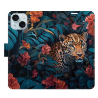 iSaprio Flip pouzdro Flower Jaguar 02 pro iPhone 15