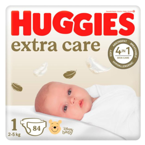 HUGGIES® Elite Soft Plenky jednorázové 1 (3-5 kg) 84 ks