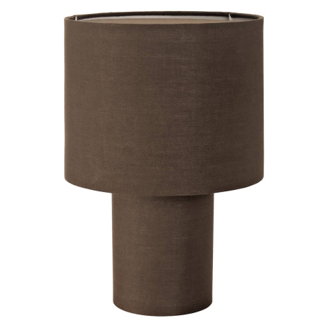 PR Home PR Home Leah stolní lampa bavlna výška 28cm hnědá