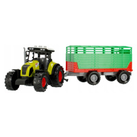 Traktor s příslušenstvím baterie + osvětlení Moje Ranczo 39x12x13 cm