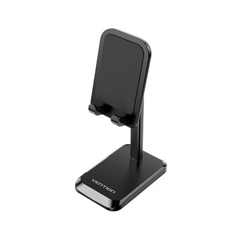 Vention Height Adjustable Desktop Cell Phone Stand Black Aluminum Alloy Type
