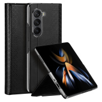 Kožené pouzdro s klopou a peněženkou pro Samsung Galaxy Z Fold5 5G Dux Ducis Bril - černé