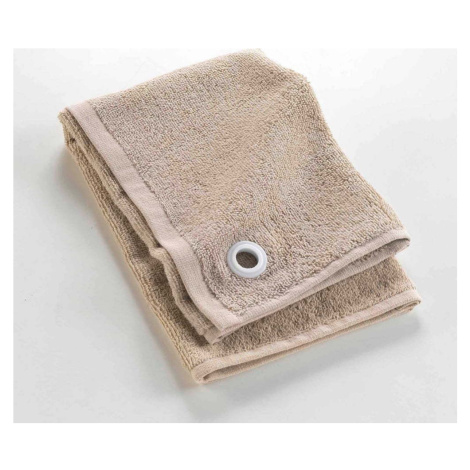 Béžový froté bavlněný ručník 50x50 cm Cuistot – douceur d'intérieur