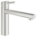 Dřezová baterie Grohe Concetto New s vytahovací sprškou supersteel 31129DC1