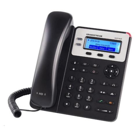 Grandstream GXP1625 [VoIP telefon - 2x SIP účet, HD audio, 3 program.tlačítka, switch 2xLAN 10/1