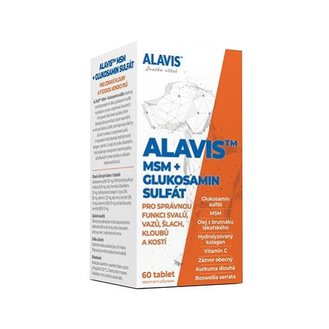 ALAVIS™ MSM + Glukosamin sulfát 60 tbl.