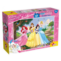 Oboustranné puzzle Maxi 35 dílků Princezny princezny 66704 LISCIANI