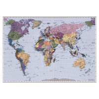 KOMR 050-4 World Map Fototapeta Komar - Mapa světa, velikost 270x188 cm