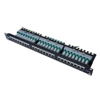 CTnet Patch panel 24 port UTP cat.5e, 1U