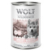 Wolf of Wilderness konzervy, 24 x 400 g - 20 + 4 zdarma - Junior "Expedition", Muddy Routes - dr