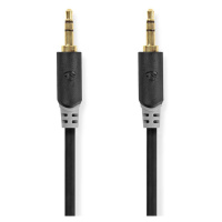 Nedis stereo audio kabel, 3,5mm konektor - 3,5mm konektor, pozlacené, 1m