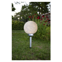 Venkovní kulaté solární LED svítidlo Star Trading Luna, ø 20 cm