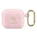 Guess GUA3UCG4GP pouzdro na Airpods 3. Generace pink Glitter Collection