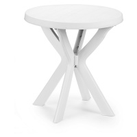 Zahradní stolek CANO — plast, bílá Bílá