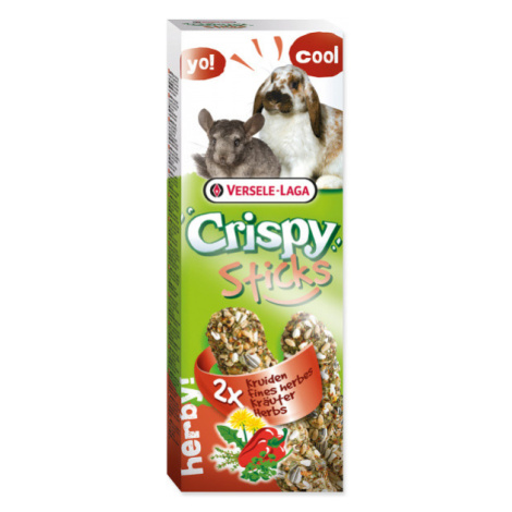 Tyčinky Versele-Laga Crispy s bylinami pro králíky a činčily 110g