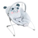 MoMi - Vibrující lehátko s melodiemi GLOSSY panda bouncer