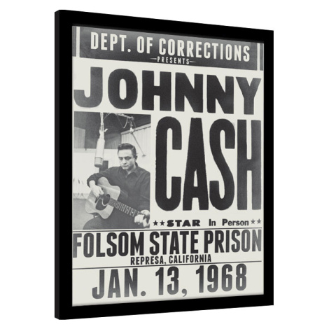 Obraz na zeď - Johny Cash - Folsom State Prison Pyramid