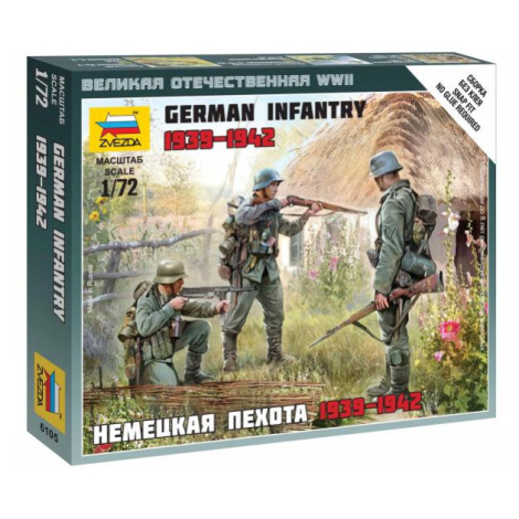 Wargames (WWII) figurky 6105 - German Infantry East Front 1941 (1:72) Zvezda