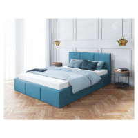 FDM Čalouněná manželská postel FRESIA | 160 x 200 cm Barva: Modrá