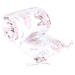BBL Mantinel do postýlky 180 cm - medvídek pastelová růžová