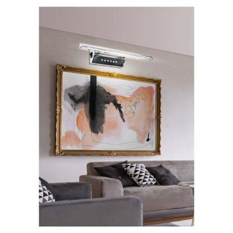 Nástěnné svítidlo 7W LED trojúhelníková trubice s vypínačem chrom FORTE CANDELLUX