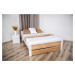 Elvisia Manželská postel LEA s roštem | 140 x 200 cm Barva: Šedá