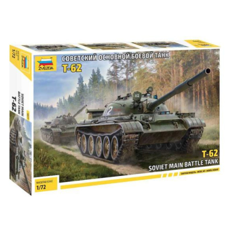 Modelový kit tanku 5077 - T-62 (1:72) Zvezda