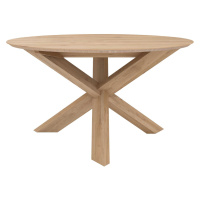 Ethnicraft designové stoly Circle Dinning Table (průměr 136 cm)