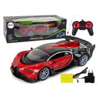 RC Bugatti s dálkovým ovládáním - červené 1:12